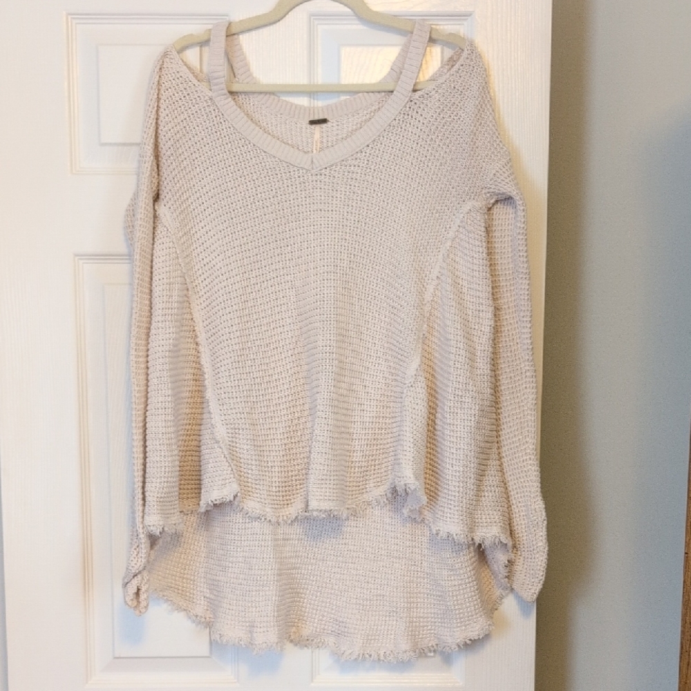 Free People Off-the-Shoulder Be Sweater